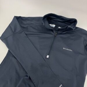 Columbia Omni Wick Half Zip Running Pullover Gorpcore Fleece Women's Medium Gray